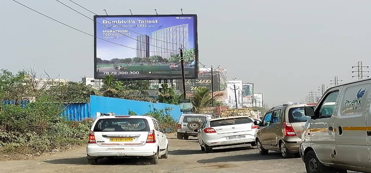 Billboard - Kalyan Shil road Opp. Ira Global School-TFT Shlphata to Dombivli - towards kalyan shil road, KALYAN SHILPHATA RD, Mumbai, Maharashtra Billboard - Kalyan Shil road Opp. Ira Global School-TFT Shlphata to Dombivli - towards kalyan shil road, KALYAN SHILPHATA RD, Mumbai, Maharashtra