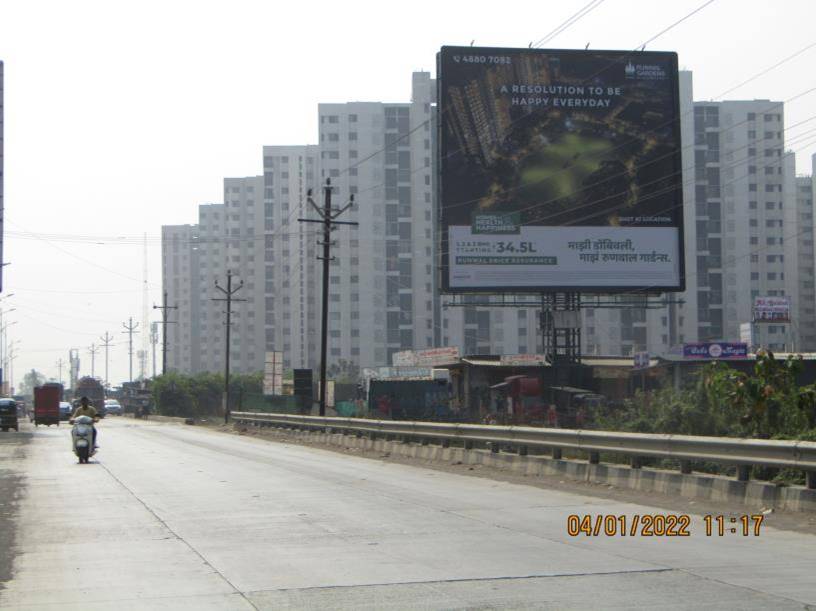 Billboard - At Dombivali Lodha Plava Crown Project -TFT Dombivli to Taloja - towards dombivali,   KALYAN SHILPHATA RD,   Mumbai,   Maharashtra