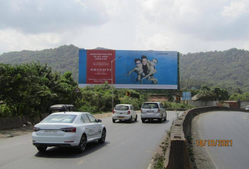 Hoarding - On GB Road Towards Borivali (Site No :- 1)-M/T - towards thane, Thane, Mumbai, Maharashtra Hoarding - On GB Road Towards Borivali (Site No :- 1)-M/T - towards thane, Thane, Mumbai, Maharashtra