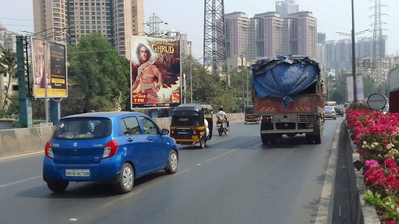 Hoarding - Opp Sai Dham - Near Thakur Complex -M/T - Near Thakur Complex, Kandivali - WEH, Mumbai, Maharashtra Hoarding - Opp Sai Dham - Near Thakur Complex -M/T - Near Thakur Complex, Kandivali - WEH, Mumbai, Maharashtra