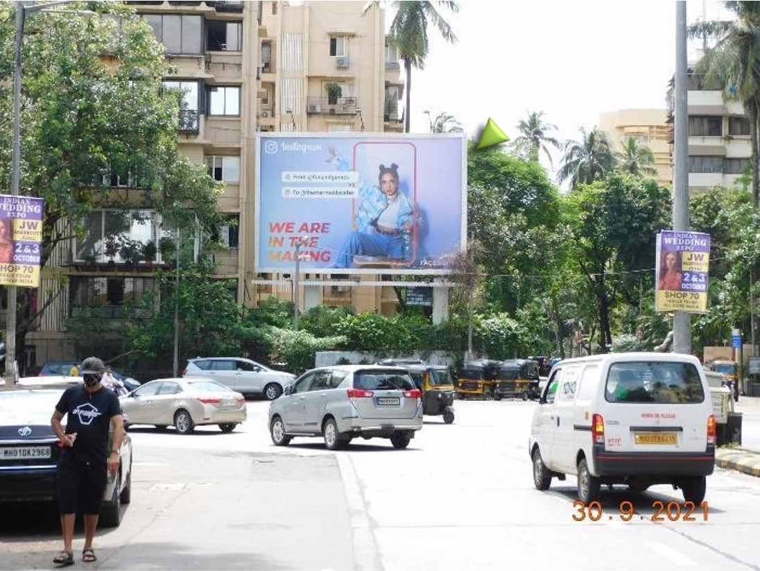Billboard - Juhu Tara Road T Junction - Near SNDT College,   andheri,   Mumbai,   Maharashtra