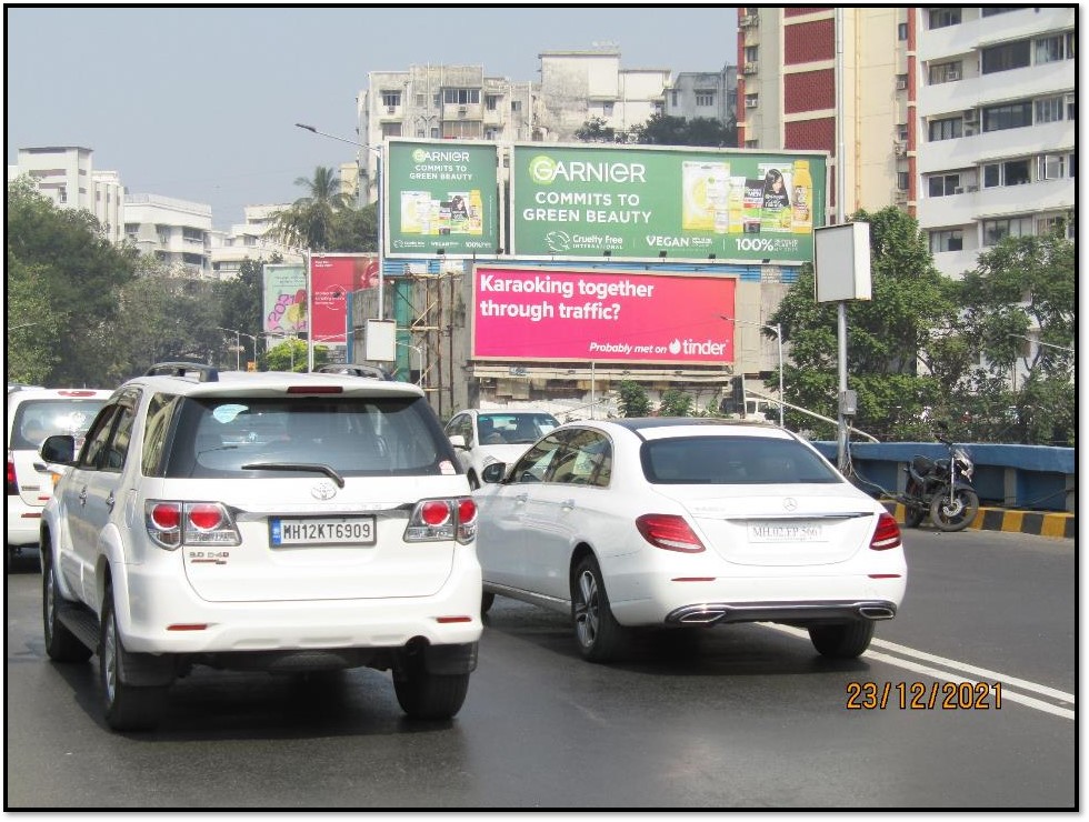 Hoarding - Kemps Corner - on Flyover Bridge Near Vama Showroom,   Kemps Corner,   Mumbai,   Maharashtra