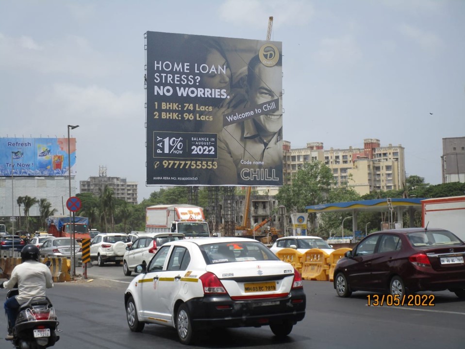 Hoarding - MT 001 - Ghatkopar EEH Going towards Sion chembur - near Adani Project, Thane, Thane, Maharashtra Hoarding - MT 001 - Ghatkopar EEH Going towards Sion chembur - near Adani Project, Thane, Thane, Maharashtra