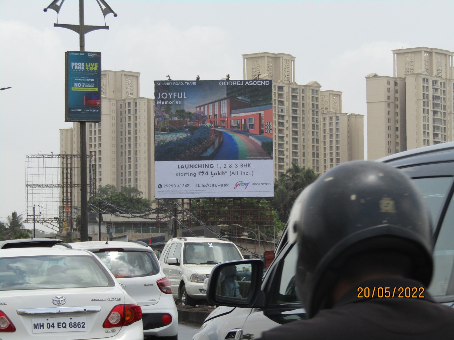 Hoarding - Manpada Flyover going towards Patlipada - Manpada Flyover going towards Patlipada, Thane, Thane, Maharashtra Hoarding - Manpada Flyover going towards Patlipada - Manpada Flyover going towards Patlipada, Thane, Thane, Maharashtra