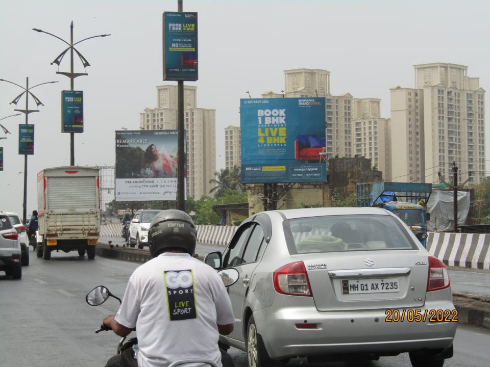 Hoarding - Manpada - Manpada, Thane, Thane, Maharashtra Hoarding - Manpada - Manpada, Thane, Thane, Maharashtra