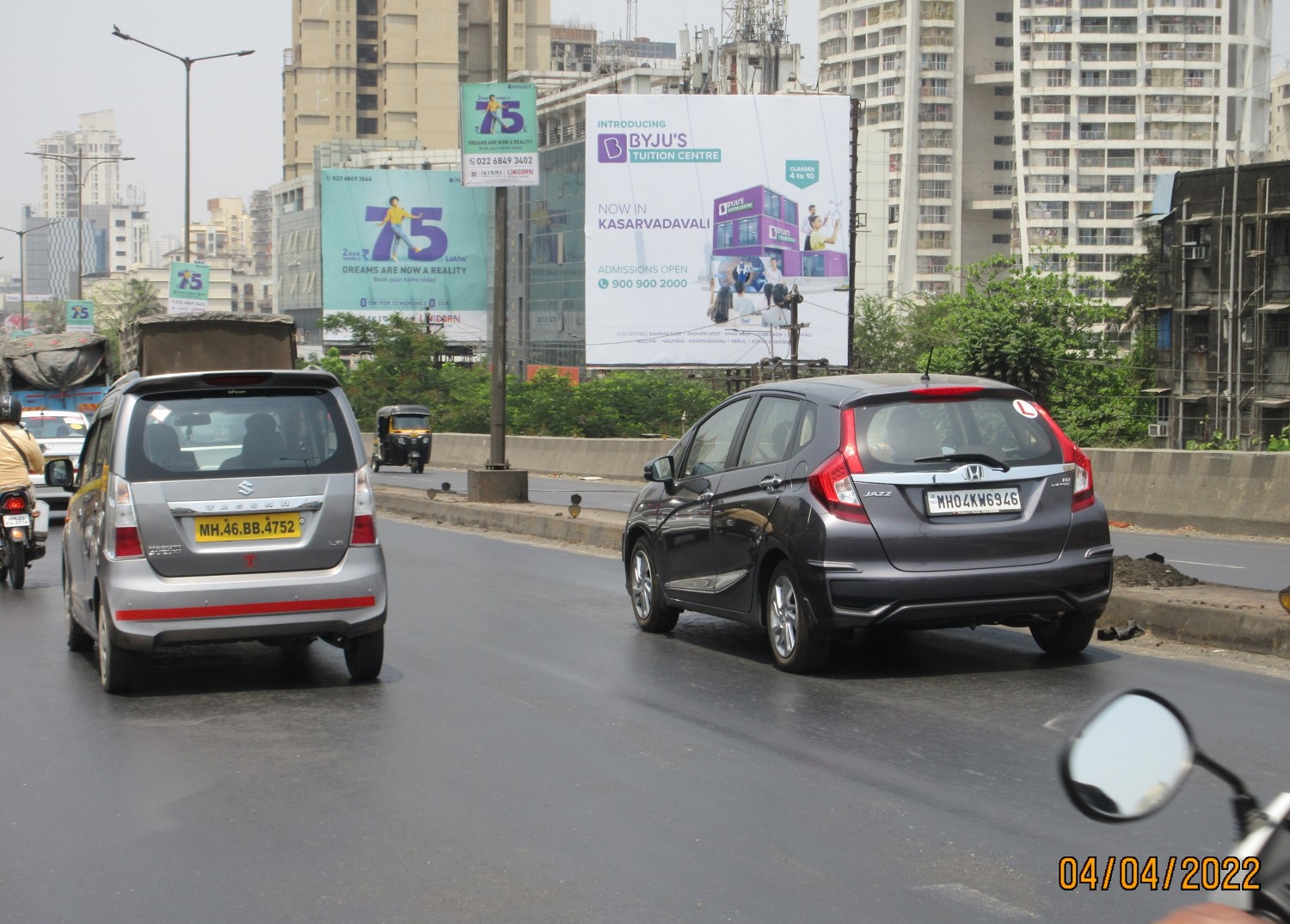 Hoarding - Waghbill Flyover Going towards Kasarwadavali - Waghbill Flyover Going towards Kasarwadavali, Thane, Thane, Maharashtra Hoarding - Waghbill Flyover Going towards Kasarwadavali - Waghbill Flyover Going towards Kasarwadavali, Thane, Thane, Maharashtra