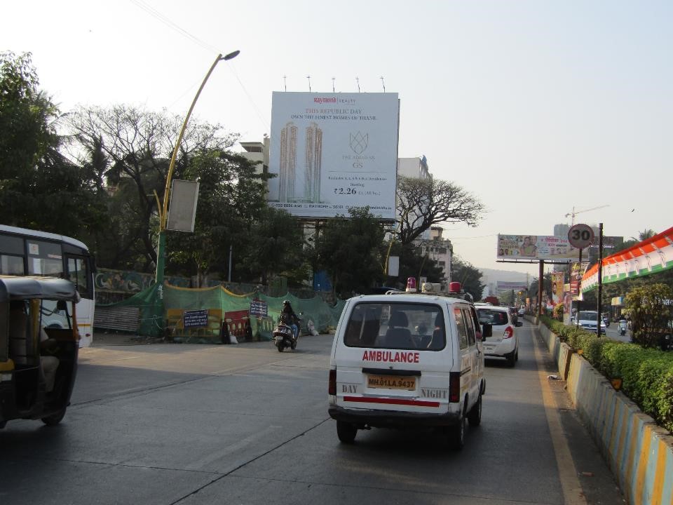 Hoarding - Pokhran Road no.1 Nr.Satkar Residency goings towards Vartak Nagar, Near Raymond - Pokhran Road no.1 Nr.Satkar Residency goings towards Vartak Nagar, Near Raymond, Thane, Thane, Maharashtra Hoarding - Pokhran Road no.1 Nr.Satkar Residency goings towards Vartak Nagar, Near Raymond - Pokhran Road no.1 Nr.Satkar Residency goings towards Vartak Nagar, Near Raymond, Thane, Thane, Maharashtra
