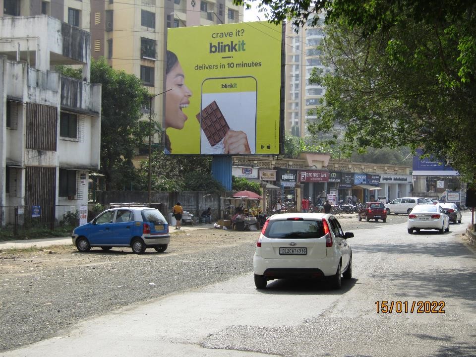 Hoarding - Hiranandani Estate going towards Highway - Hiranandani Estate going towards Highway, Thane, Thane, Maharashtra Hoarding - Hiranandani Estate going towards Highway - Hiranandani Estate going towards Highway, Thane, Thane, Maharashtra