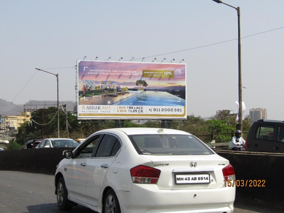 Hoarding - Kalwa Naka Flyover Going towards the Vashi - Kalwa Naka Flyover Going towards the Vashi, Thane, Thane, Maharashtra Hoarding - Kalwa Naka Flyover Going towards the Vashi - Kalwa Naka Flyover Going towards the Vashi, Thane, Thane, Maharashtra