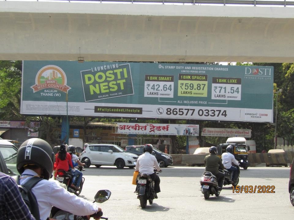 Hoarding - Kalwa Naka - Kalwa Naka, Thane, Thane, Maharashtra Hoarding - Kalwa Naka - Kalwa Naka, Thane, Thane, Maharashtra