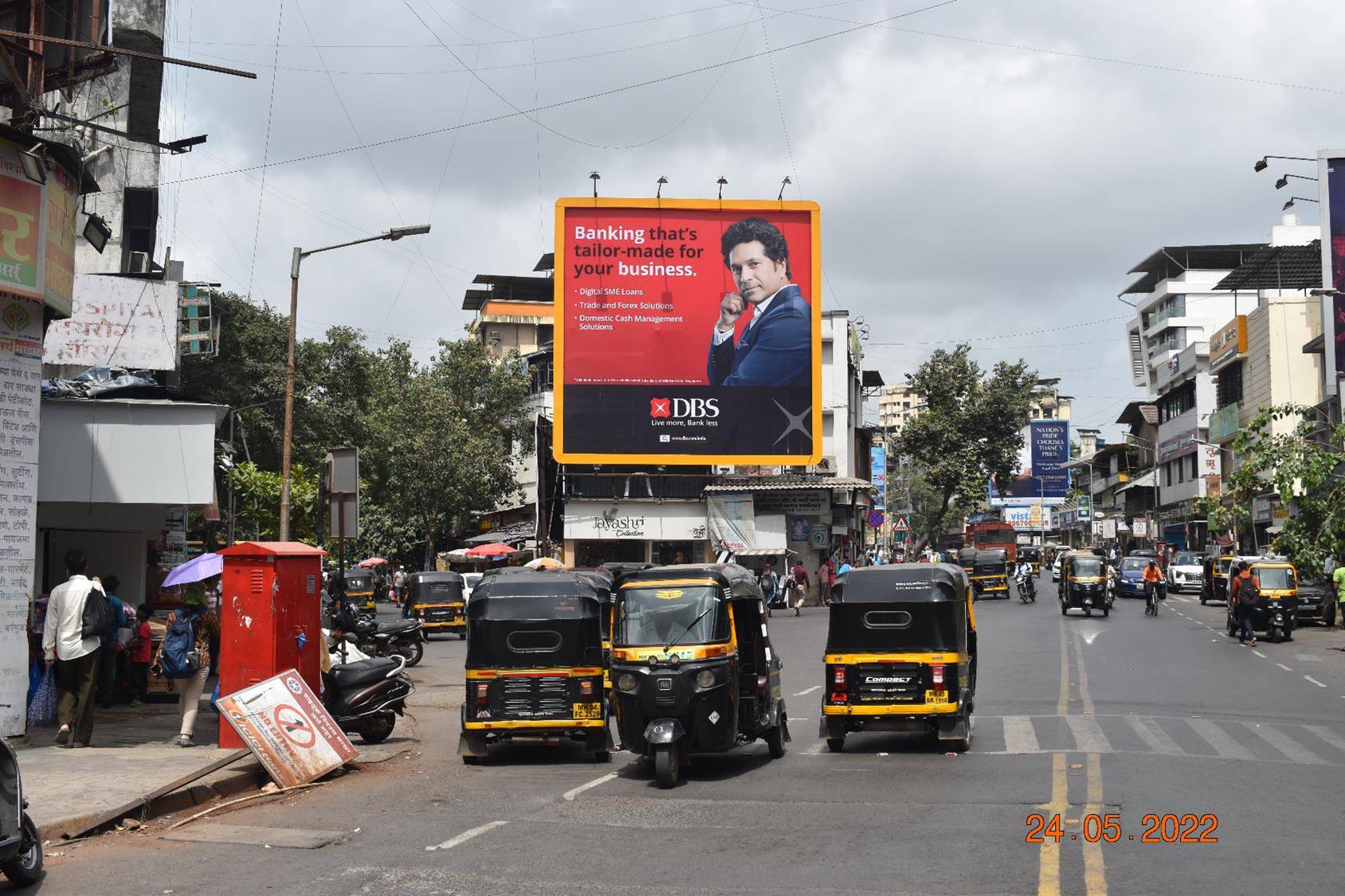 Hoarding - FTF Gaondevi Temple, Gokhale Road, Towards ICE Factory, Teen Hath Naka & Other Area, Thane, Thane, Maharashtra Hoarding - FTF Gaondevi Temple, Gokhale Road, Towards ICE Factory, Teen Hath Naka & Other Area, Thane, Thane, Maharashtra