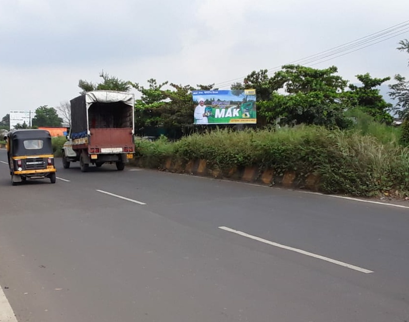 Hoarding - Badlapur - Ambernath Pipeline Road Near Hotel Ekveera FTF Badlapur, THANE, Thane, Maharashtra Hoarding - Badlapur - Ambernath Pipeline Road Near Hotel Ekveera FTF Badlapur, THANE, Thane, Maharashtra