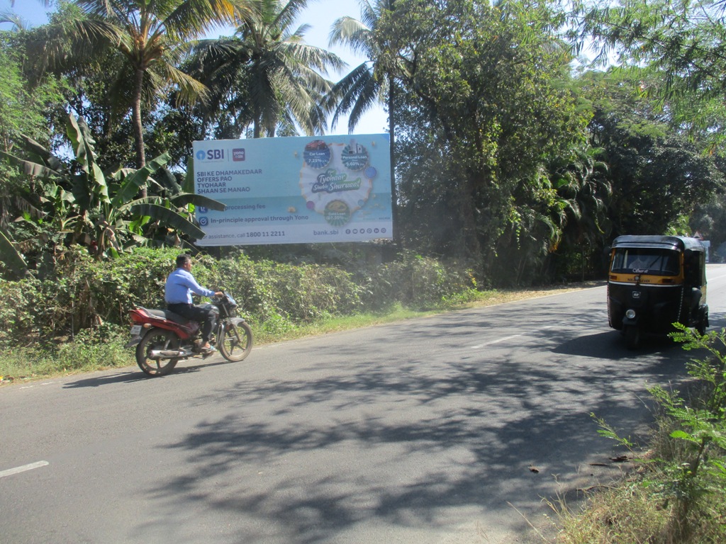 Hoarding - Alibaug-Mandva Road Near Gunjis Navgaon Phata FTF Revas, RAIGAD, Raigad, Maharashtra Hoarding - Alibaug-Mandva Road Near Gunjis Navgaon Phata FTF Revas, RAIGAD, Raigad, Maharashtra