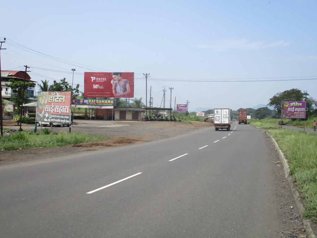 Hoarding - Pen (Kopar Phata) at Hotel Sai Sahara on Mumbai-Goa Highway FTF Goa, RAIGAD, Raigad, Maharashtra Hoarding - Pen (Kopar Phata) at Hotel Sai Sahara on Mumbai-Goa Highway FTF Goa, RAIGAD, Raigad, Maharashtra