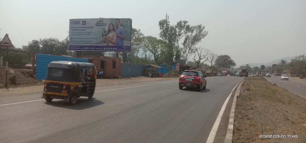 Hoarding - Near Palaspe Phata on Mumbai-Goa Highway Facing Mumbai,   RAIGAD,   Raigad,   Maharashtra