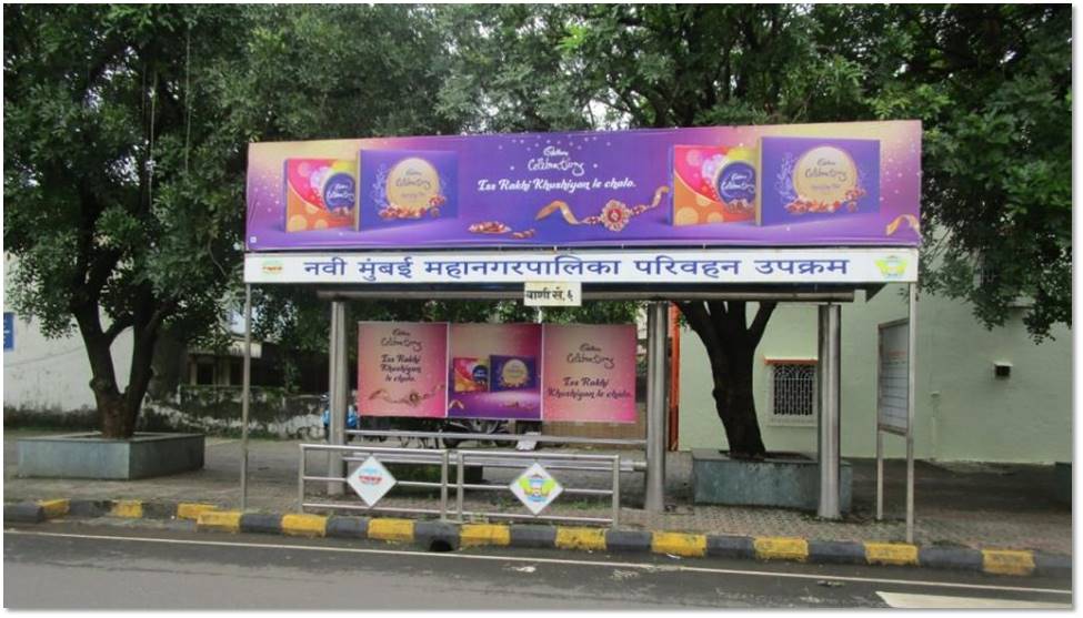Bus Queue Shelter - Vashi Sect 6 Vashi, Vashi, Navi Mumbai, Maharashtra Bus Queue Shelter - Vashi Sect 6 Vashi, Vashi, Navi Mumbai, Maharashtra