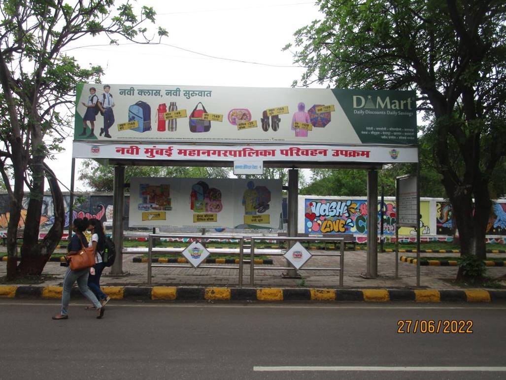 Bus Queue Shelter - Vashi Kamgar Hospital, Vashi, Navi Mumbai, Maharashtra Bus Queue Shelter - Vashi Kamgar Hospital, Vashi, Navi Mumbai, Maharashtra