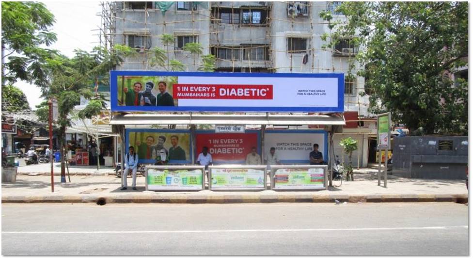 Bus Queue Shelter - Koparkhairane Ranjanadevi Sec-3/4 (Right)-Way To Vashi (Rajdhani Sweets), Koparkhairane, Navi Mumbai, Maharashtra Bus Queue Shelter - Koparkhairane Ranjanadevi Sec-3/4 (Right)-Way To Vashi (Rajdhani Sweets), Koparkhairane, Navi Mumbai, Maharashtra