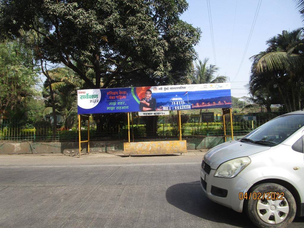 Bus Queue Shelter - Airoli Sahakar Bazar Station Road, Airoli, Navi Mumbai, Maharashtra Bus Queue Shelter - Airoli Sahakar Bazar Station Road, Airoli, Navi Mumbai, Maharashtra
