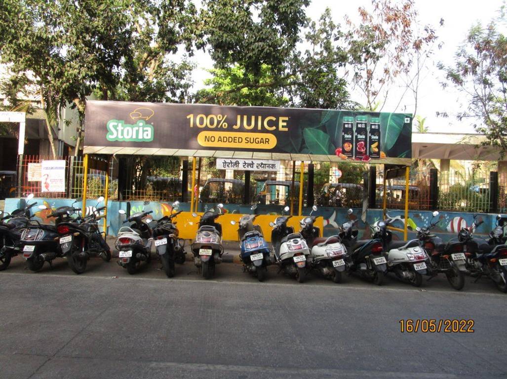 Bus Queue Shelter - Airoli (W) Outside Station (left), Airoli, Navi Mumbai, Maharashtra Bus Queue Shelter - Airoli (W) Outside Station (left), Airoli, Navi Mumbai, Maharashtra