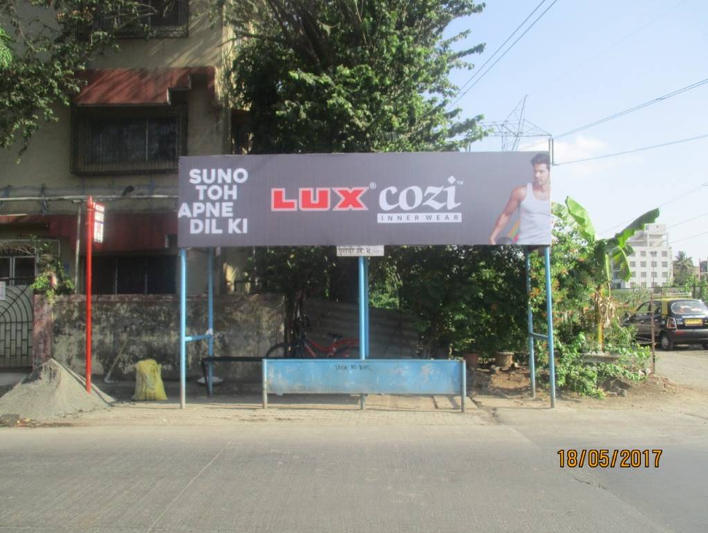 Bus Queue Shelter - Sector 4., Airoli, Navi Mumbai, Maharashtra Bus Queue Shelter - Sector 4., Airoli, Navi Mumbai, Maharashtra