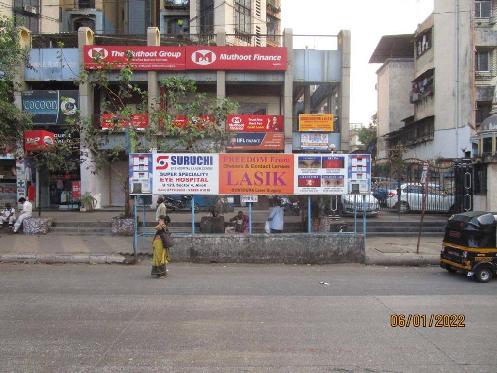 Bus Queue Shelter - Airoli Sec.8, Airoli, Navi Mumbai, Maharashtra Bus Queue Shelter - Airoli Sec.8, Airoli, Navi Mumbai, Maharashtra