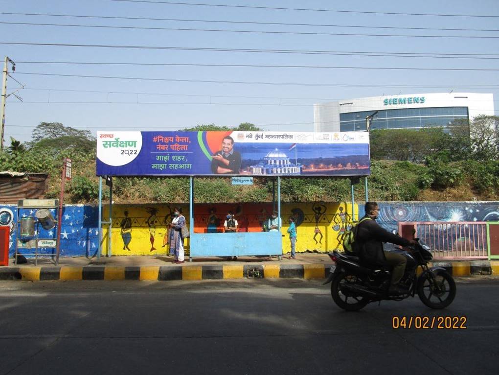 Bus Queue Shelter - Sector 4 ABHANG NIWAS, Airoli, Navi Mumbai, Maharashtra Bus Queue Shelter - Sector 4 ABHANG NIWAS, Airoli, Navi Mumbai, Maharashtra