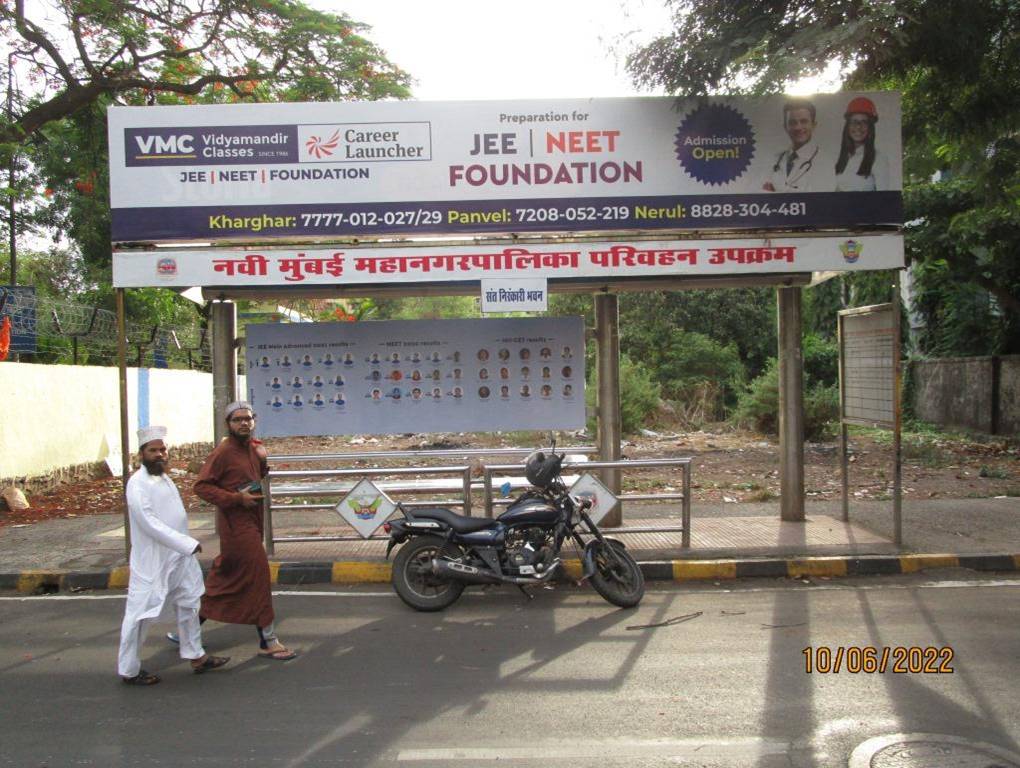 Bus Queue Shelter - Sanpada Sant Nirankari Bhavan Opp. MTNL, Sanpada, Navi Mumbai, Maharashtra Bus Queue Shelter - Sanpada Sant Nirankari Bhavan Opp. MTNL, Sanpada, Navi Mumbai, Maharashtra