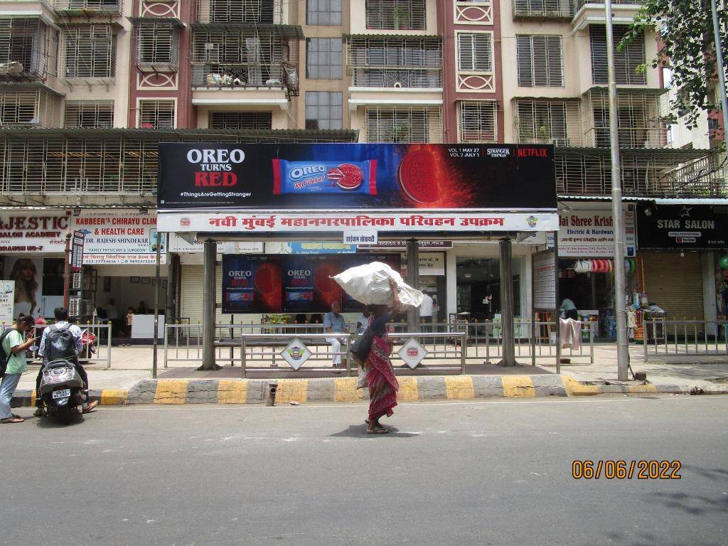 Bus Queue Shelter - Seawood Sai Dham Society Sect. 46 Nr. Navratna, Seawoods, Navi Mumbai, Maharashtra Bus Queue Shelter - Seawood Sai Dham Society Sect. 46 Nr. Navratna, Seawoods, Navi Mumbai, Maharashtra
