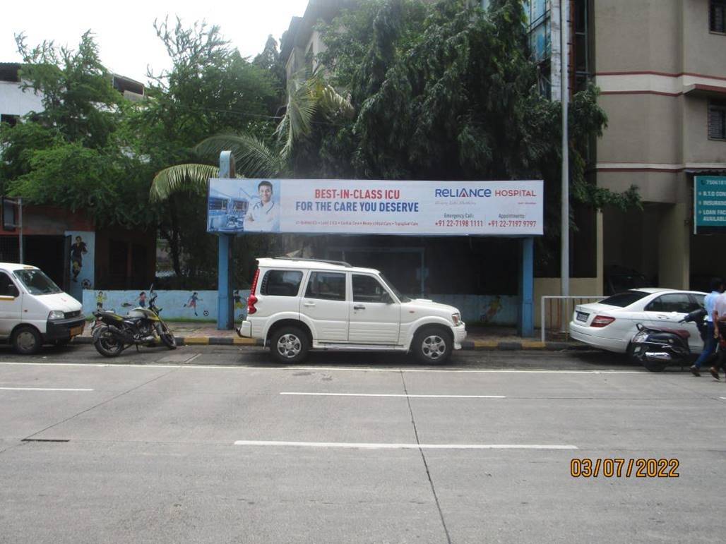 Bus Queue Shelter - Swan Niyantran Kaksh.,   Palm Beach Road,   Navi Mumbai,   Maharashtra