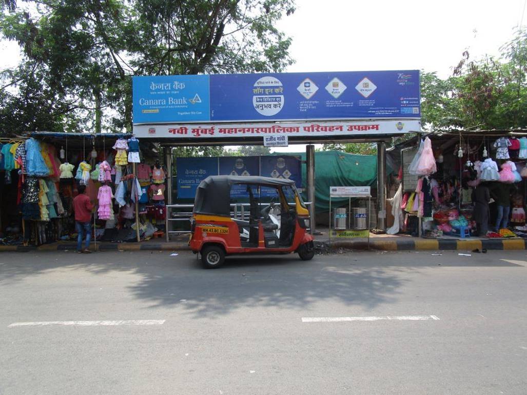 Bus Queue Shelter - Nerul Shiravne Village (Rajiv Gandhi Bridge), Nerul, Navi Mumbai, Maharashtra Bus Queue Shelter - Nerul Shiravne Village (Rajiv Gandhi Bridge), Nerul, Navi Mumbai, Maharashtra