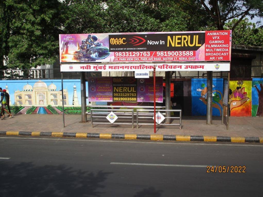 Bus Queue Shelter - Nerul SIES College, Nerul, Navi Mumbai, Maharashtra Bus Queue Shelter - Nerul SIES College, Nerul, Navi Mumbai, Maharashtra