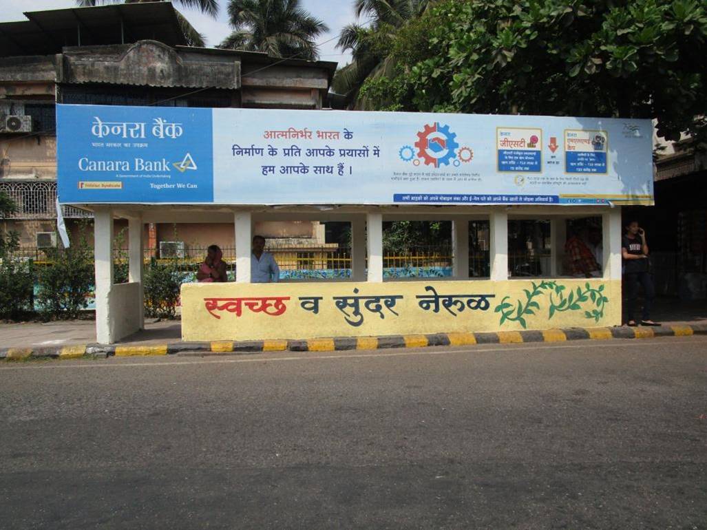 Bus Queue Shelter - Nerul MSEB Depot - 1, Nerul, Navi Mumbai, Maharashtra Bus Queue Shelter - Nerul MSEB Depot - 1, Nerul, Navi Mumbai, Maharashtra