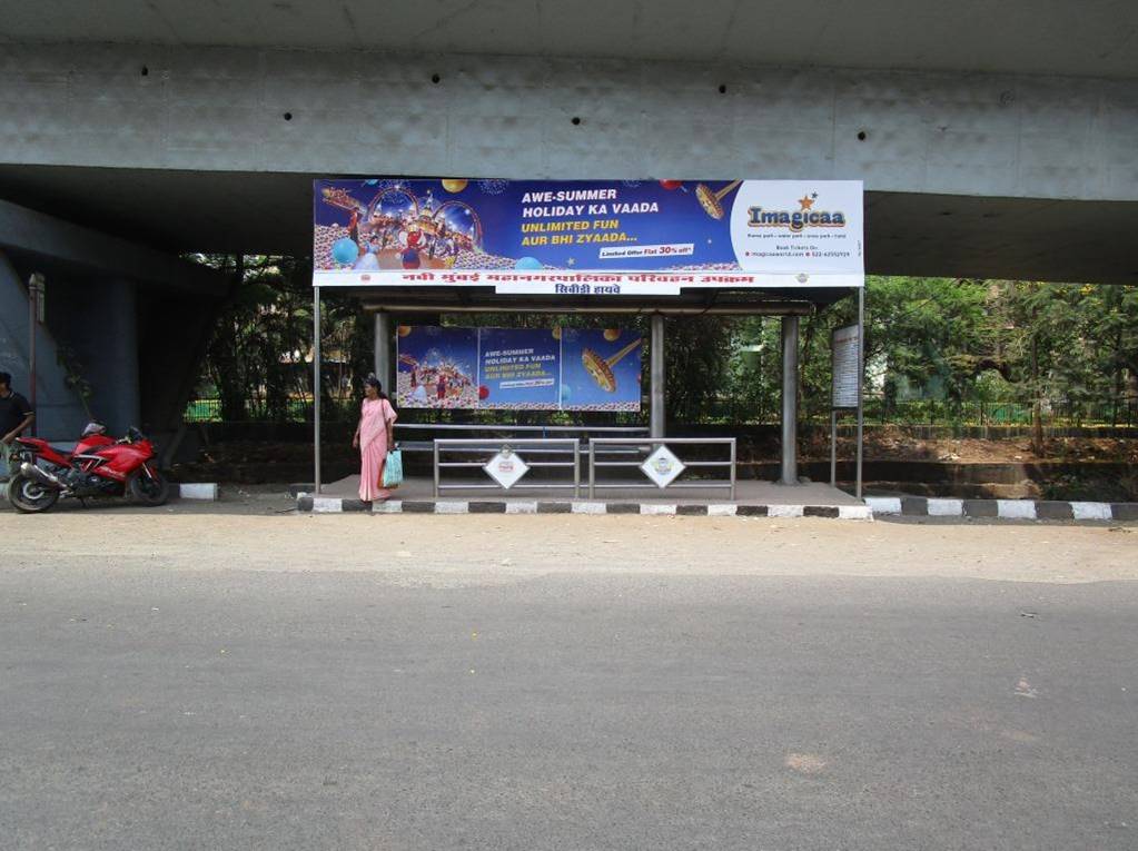 Bus Queue Shelter - CBD Belapur Highway - 1 Towards Panvel, CBD Belapur, Navi Mumbai, Maharashtra Bus Queue Shelter - CBD Belapur Highway - 1 Towards Panvel, CBD Belapur, Navi Mumbai, Maharashtra