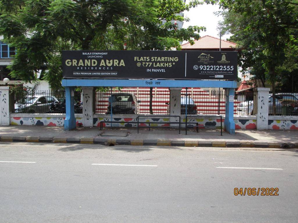 Bus Queue Shelter - DIWALE GAON (SECTOR 11),   CBD Belapur,   Navi Mumbai,   Maharashtra