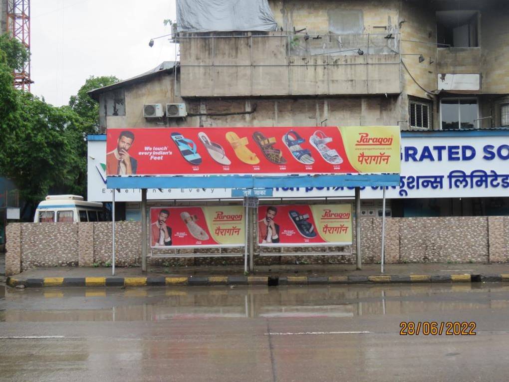 Bus Queue Shelter - Turbhe ibis hotel,   Turbhe,   Navi Mumbai,   Maharashtra