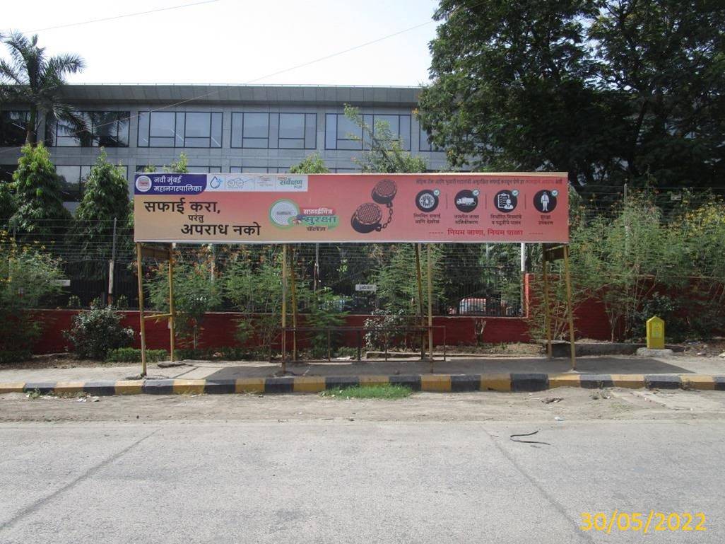 Bus Queue Shelter - Turbhe Naka Pifzer Company, Turbhe, Navi Mumbai, Maharashtra Bus Queue Shelter - Turbhe Naka Pifzer Company, Turbhe, Navi Mumbai, Maharashtra