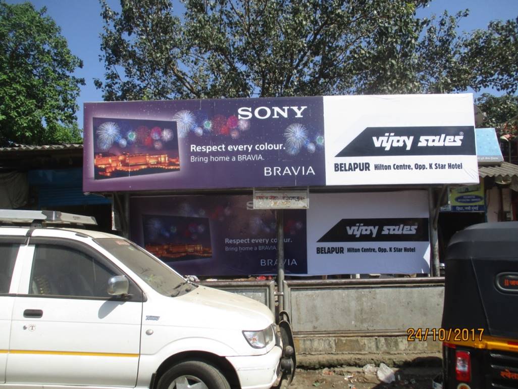 Bus Queue Shelter - Sathe Gaon, Thane Belapur Road, Navi Mumbai, Maharashtra Bus Queue Shelter - Sathe Gaon, Thane Belapur Road, Navi Mumbai, Maharashtra