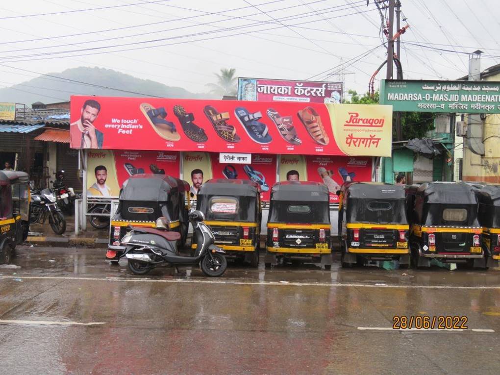 Bus Queue Shelter - Airoli Naka Towards Vashi, Thane Belapur Road, Navi Mumbai, Maharashtra Bus Queue Shelter - Airoli Naka Towards Vashi, Thane Belapur Road, Navi Mumbai, Maharashtra