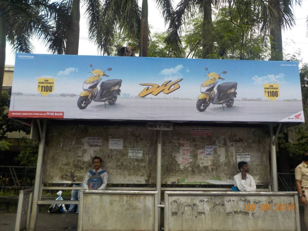 Bus Queue Shelter - Rabale station, Thane Belapur Road, Navi Mumbai, Maharashtra Bus Queue Shelter - Rabale station, Thane Belapur Road, Navi Mumbai, Maharashtra