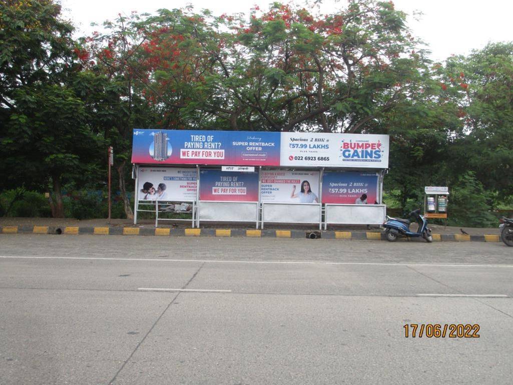 Bus Queue Shelter - Standard alkali, Thane Belapur Road, Navi Mumbai, Maharashtra Bus Queue Shelter - Standard alkali, Thane Belapur Road, Navi Mumbai, Maharashtra