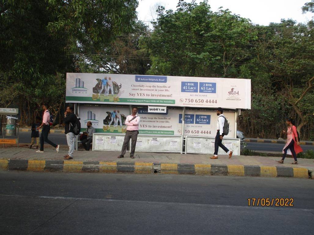 Bus Queue Shelter - Ghansoli Railway Station. (Outside), Thane Belapur Road, Navi Mumbai, Maharashtra Bus Queue Shelter - Ghansoli Railway Station. (Outside), Thane Belapur Road, Navi Mumbai, Maharashtra
