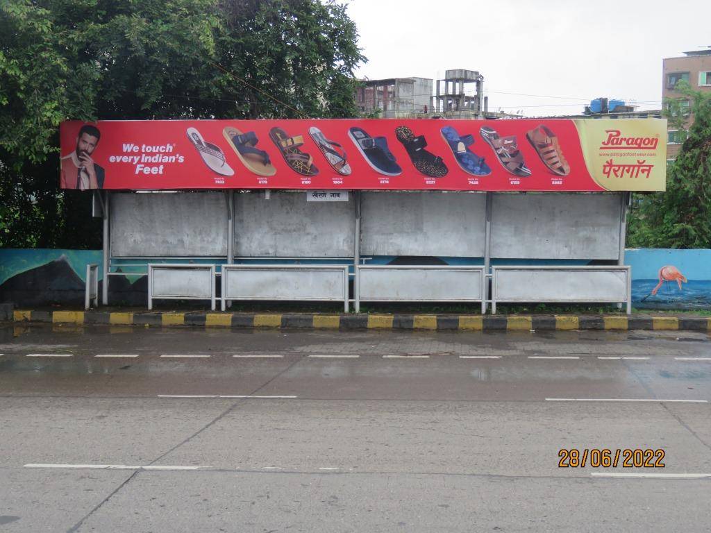 Bus Queue Shelter - Khairne gaon, Thane Belapur Road, Navi Mumbai, Maharashtra Bus Queue Shelter - Khairne gaon, Thane Belapur Road, Navi Mumbai, Maharashtra