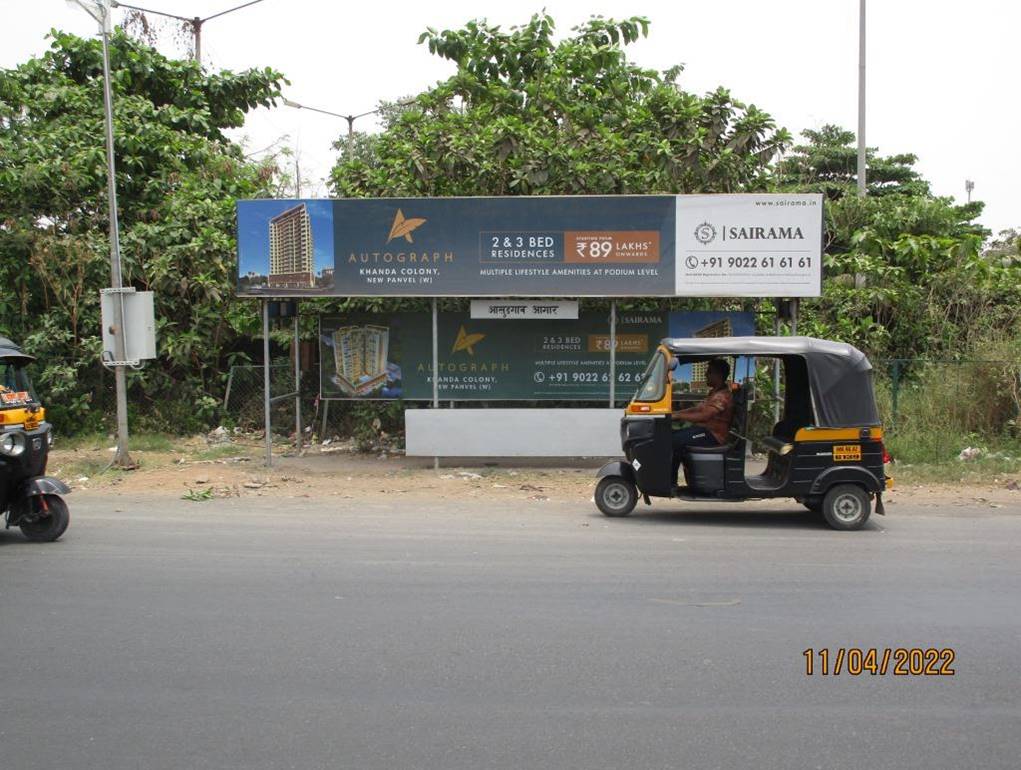 Bus Queue Shelter - Panvel Ashudgoan O/S Depot Towards Panvel, Panvel, Navi Mumbai, Maharashtra Bus Queue Shelter - Panvel Ashudgoan O/S Depot Towards Panvel, Panvel, Navi Mumbai, Maharashtra