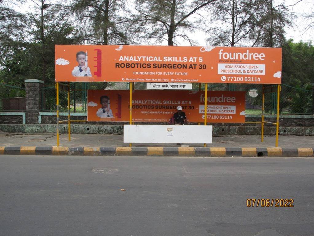 Bus Queue Shelter - Kharghar Pandav Kada Kharghar (Central Park), Kharghar, Navi Mumbai, Maharashtra Bus Queue Shelter - Kharghar Pandav Kada Kharghar (Central Park), Kharghar, Navi Mumbai, Maharashtra