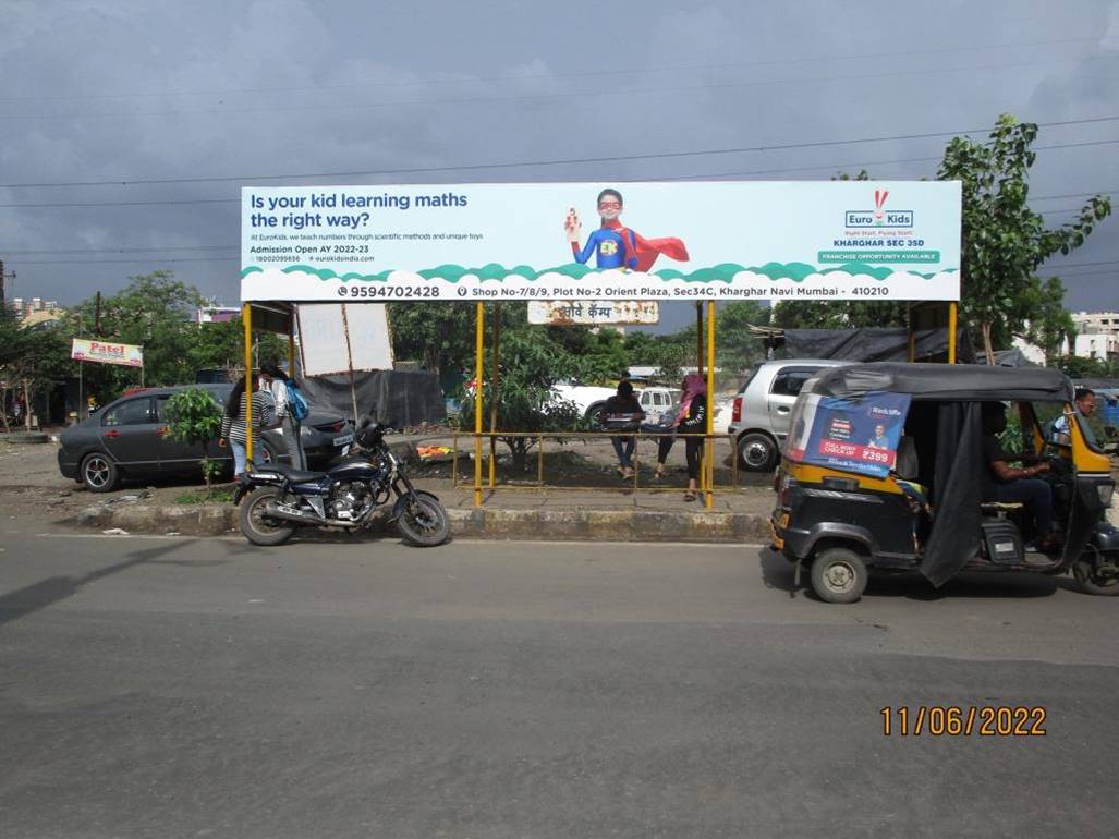 Bus Queue Shelter - Kharghar Ova Camp Kharghar, Kharghar, Navi Mumbai, Maharashtra Bus Queue Shelter - Kharghar Ova Camp Kharghar, Kharghar, Navi Mumbai, Maharashtra