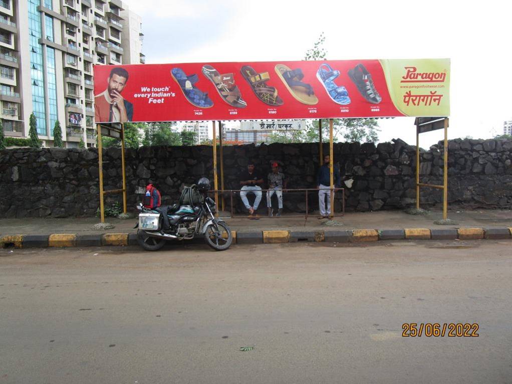 Bus Queue Shelter - Kharghar Goodwill Nr. D'Mart (New), Kharghar, Navi Mumbai, Maharashtra Bus Queue Shelter - Kharghar Goodwill Nr. D'Mart (New), Kharghar, Navi Mumbai, Maharashtra