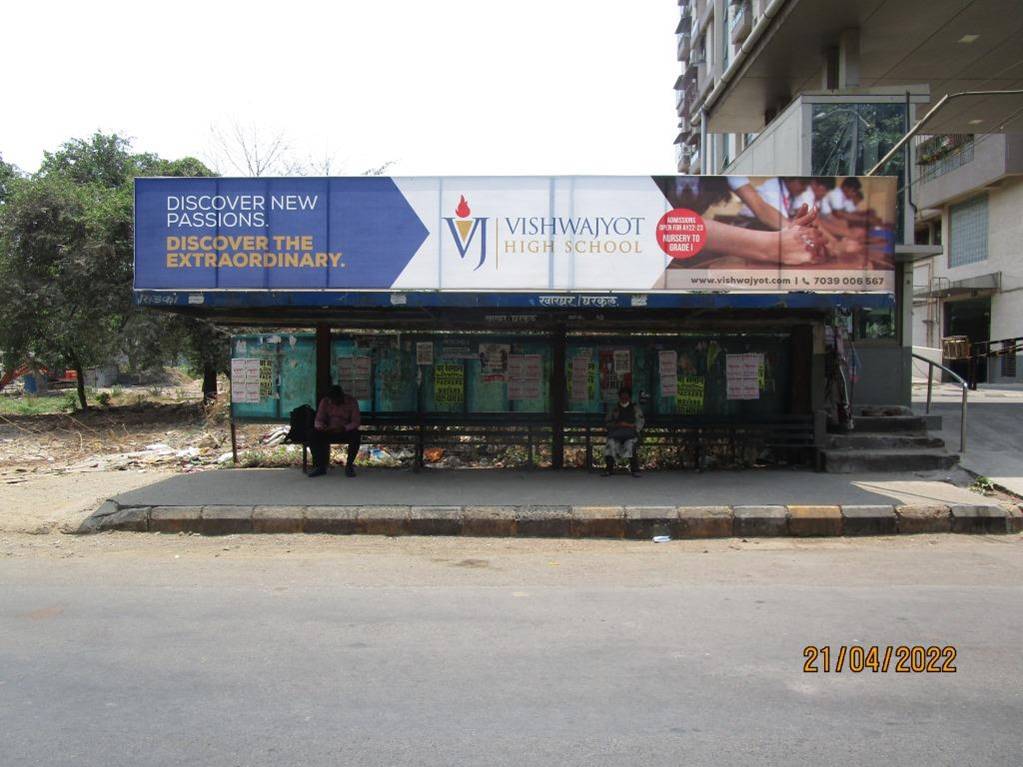 Bus Queue Shelter - Kharghar Spagethi, Kharghar, Navi Mumbai, Maharashtra Bus Queue Shelter - Kharghar Spagethi, Kharghar, Navi Mumbai, Maharashtra