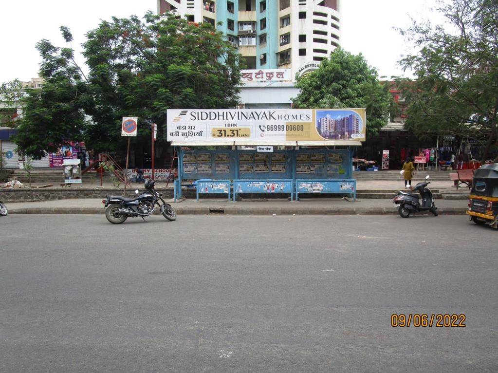 Bus Queue Shelter - SHILP CHOWK, Kharghar, Navi Mumbai, Maharashtra Bus Queue Shelter - SHILP CHOWK, Kharghar, Navi Mumbai, Maharashtra