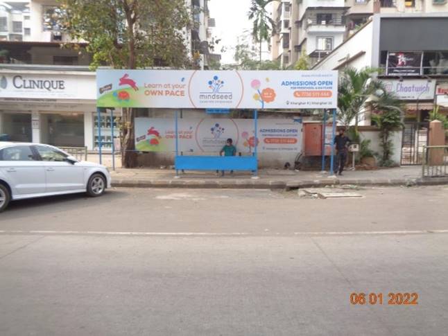 Bus Queue Shelter - Thakur school, Kharghar, Navi Mumbai, Maharashtra Bus Queue Shelter - Thakur school, Kharghar, Navi Mumbai, Maharashtra